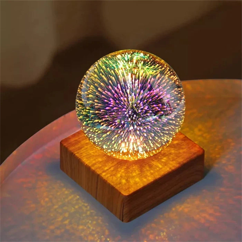 BowLift | Colorful LED Crystal Ball Night Lamp