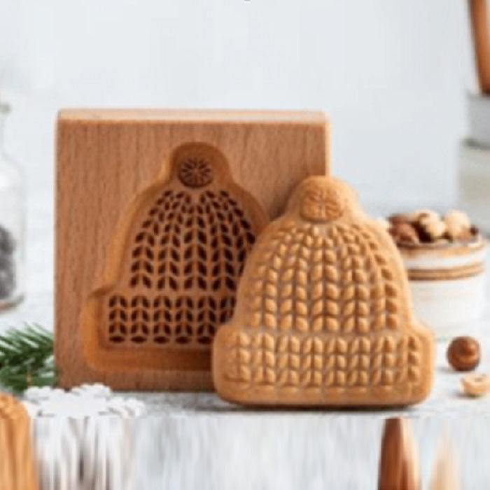 BowLift | Wooden Cookie Mold Set | Engraved Pastry Stamps | Gingerbread & Biscuit Press