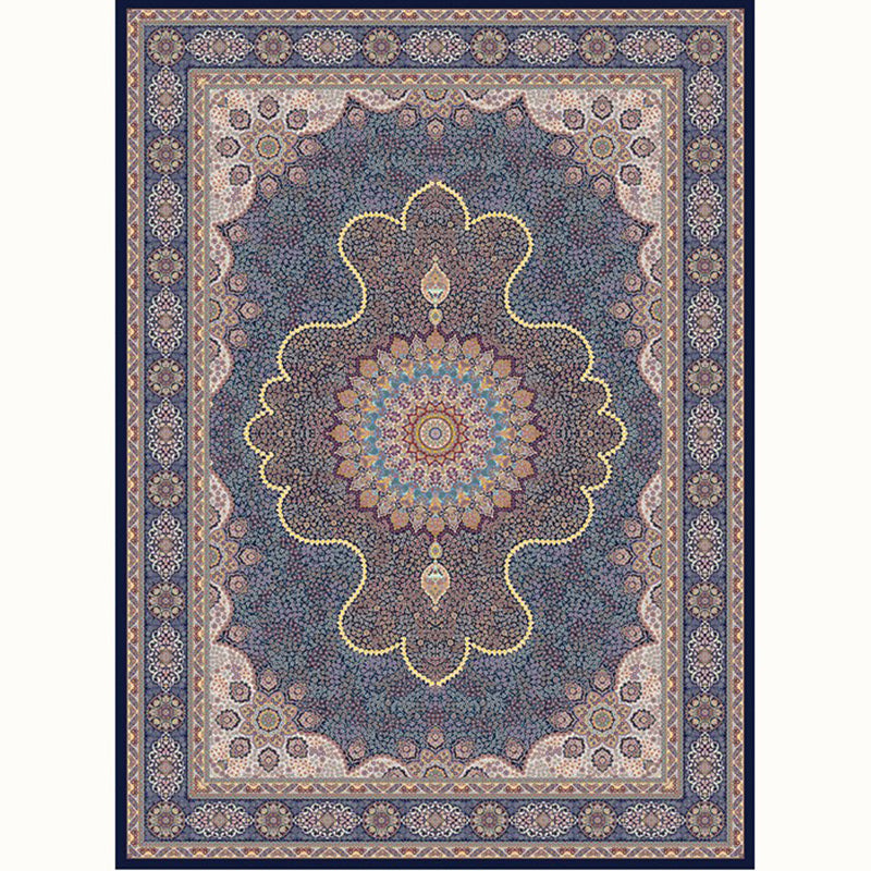 BowLift | Aesthetic Moroccan Carpet Multicolored Floral Carpet pet-friendly non-slip backing machine washable carpet for guest room