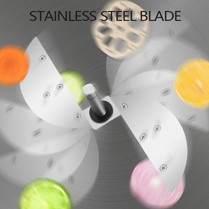 BowLift | Stainless Steel Manual Vegetable Fruit Slicer 0-13mm Potato Cucumber Lemon Slicer Machine
