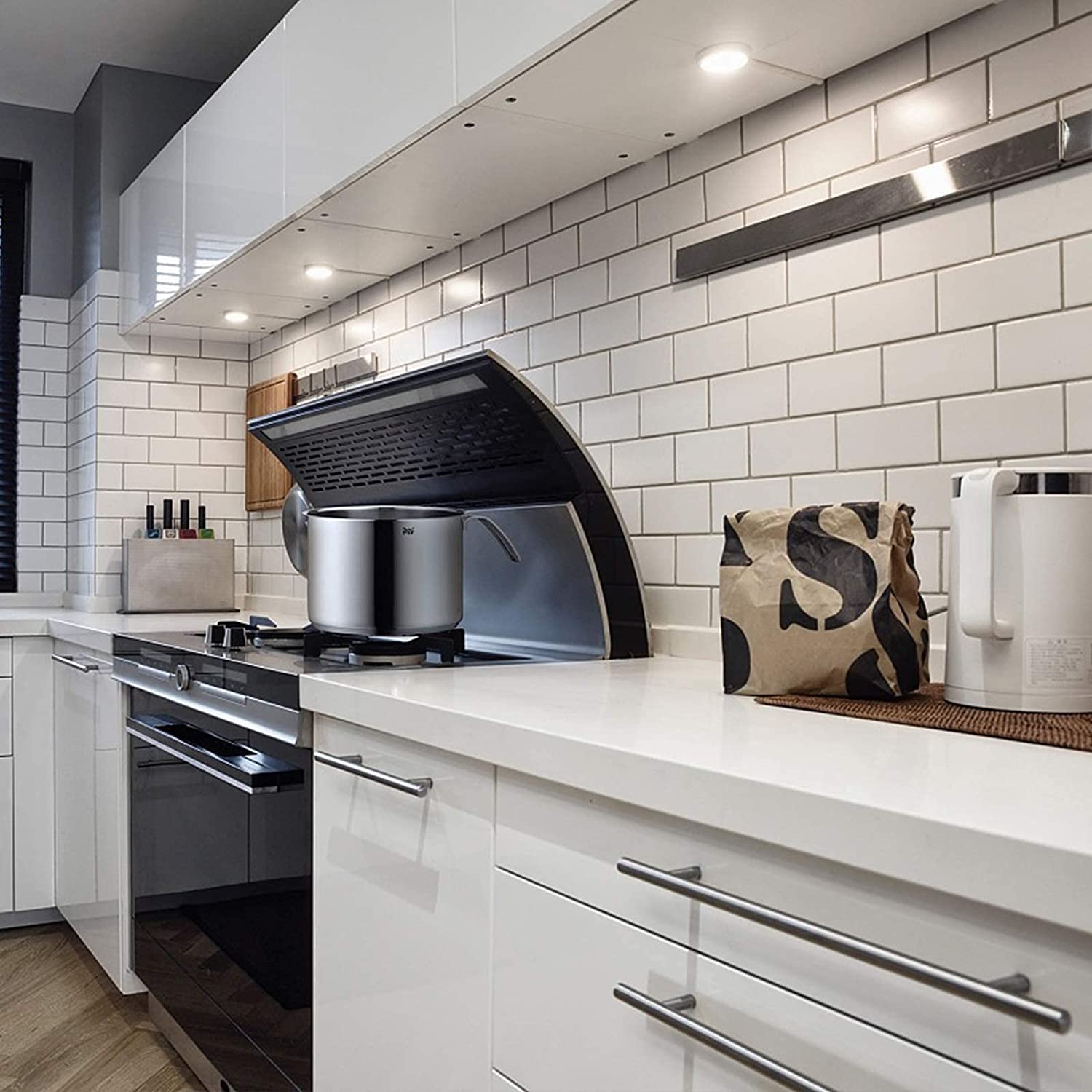 BowLift | Brushed Nickel Modern Stainless Steel Drawer Hardware T-Bar Handles