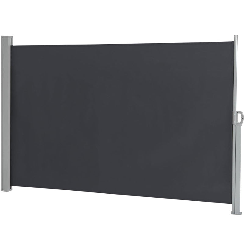 BowLift | 118" × 63" Retractable Side Awning Waterproof UV-Resistant Aluminum Patio Side Awning Screen Fence