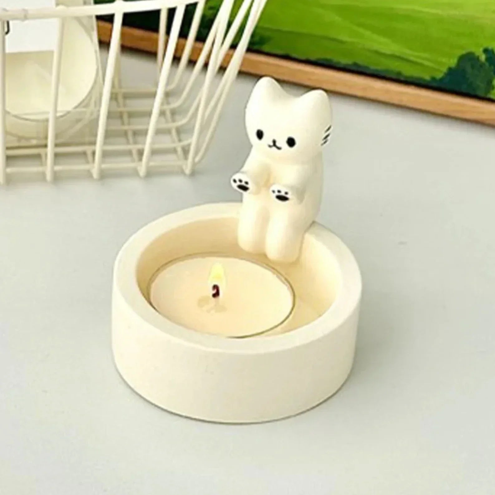 BowLift | Cute Cat Candle Holders