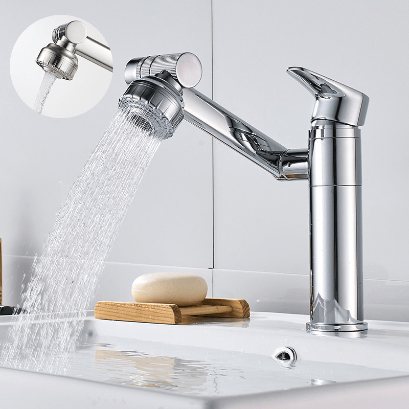 BowLift | Flexible 360° tap with spray function for washbasins