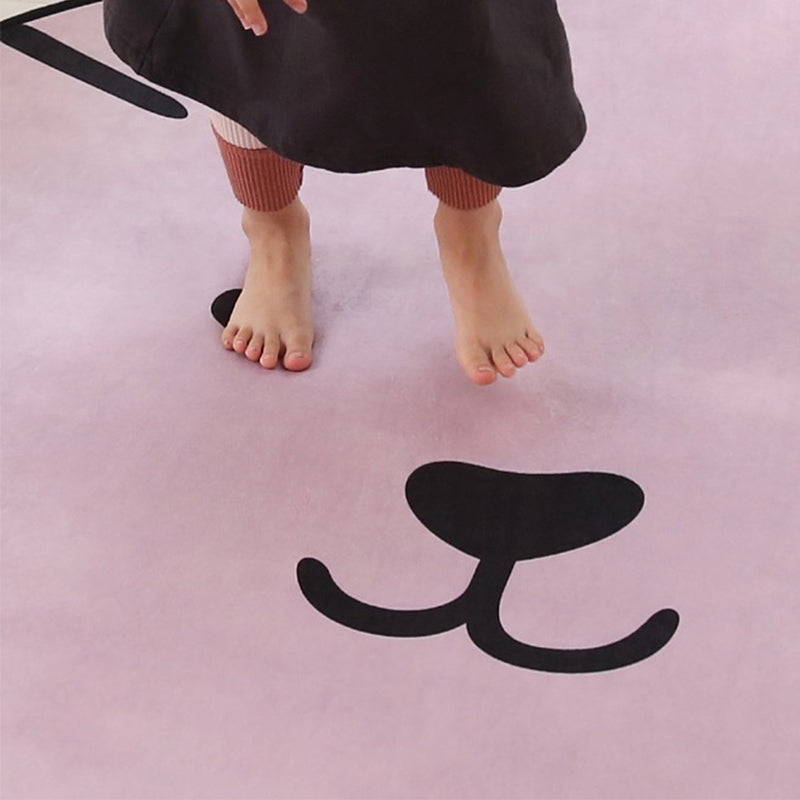 BowLift | Multi-Color Tiered Rug Cotton Children Style Carpet Easy Care Non-Slip Back Carpet for Playroom