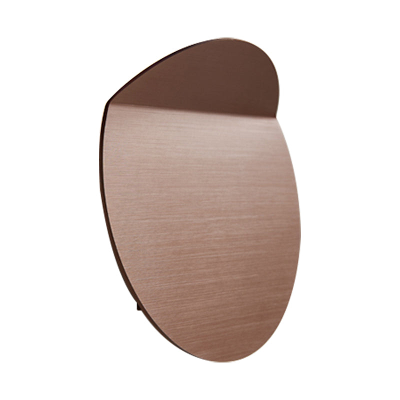 BowLift | Contemporary round metal wall light black/gray/white LED wall-mounted light for hallway