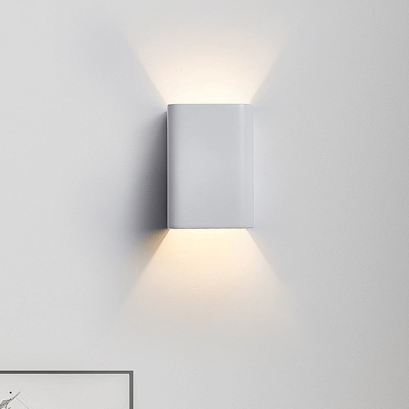 BowLift | Cubist Metal Up and Down Wall Lamp Contemporary Bronze/Gold/White LED Wall Light for Living Room