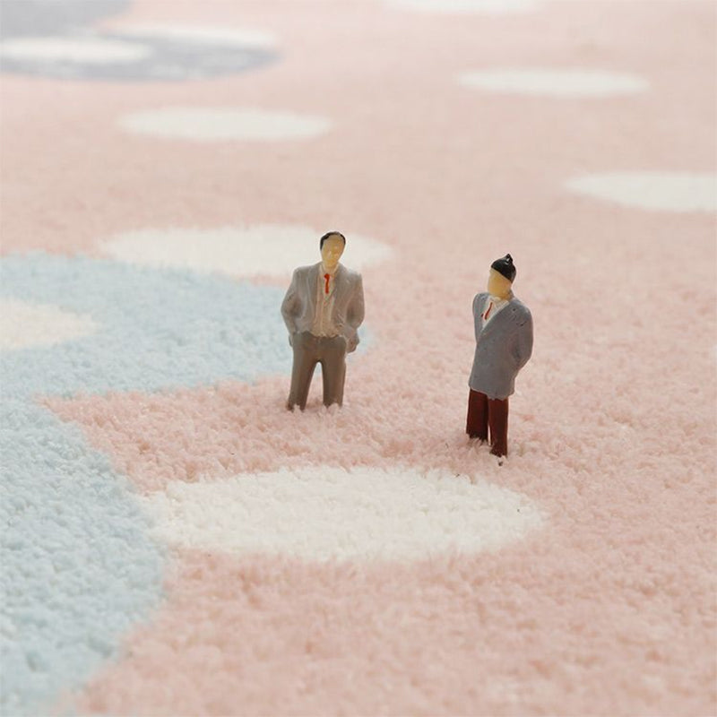 BowLift | Babyish Multicolor Animal Rug Cotton Cartoon Rug Washable Non-Slip Stain-Resistant Rug for Kids