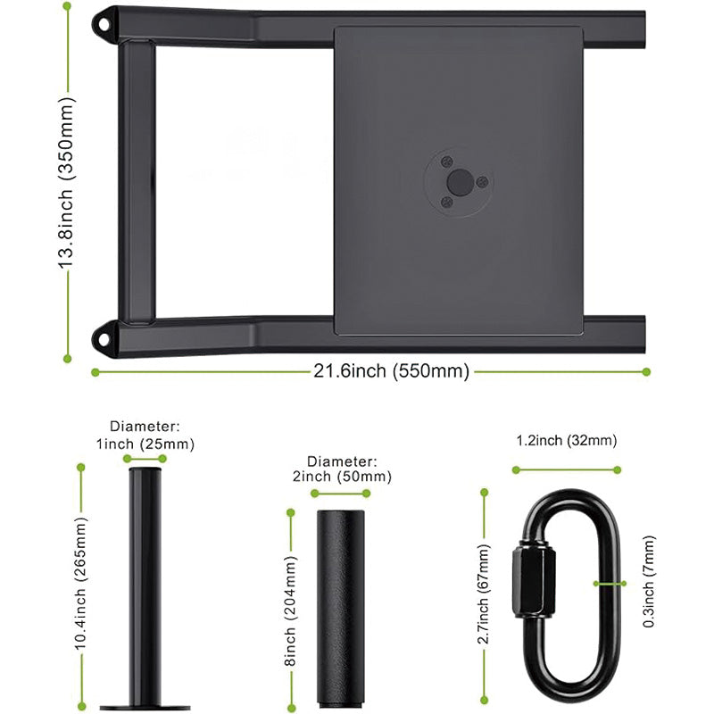 BowLift | Weight Sled, Fitness Strength Training Sled, Speed Training Sled for Athletic Exercise, Speed Improvement, Easily Through Obstacles, Suitable for 1" & 2" Weight Plate