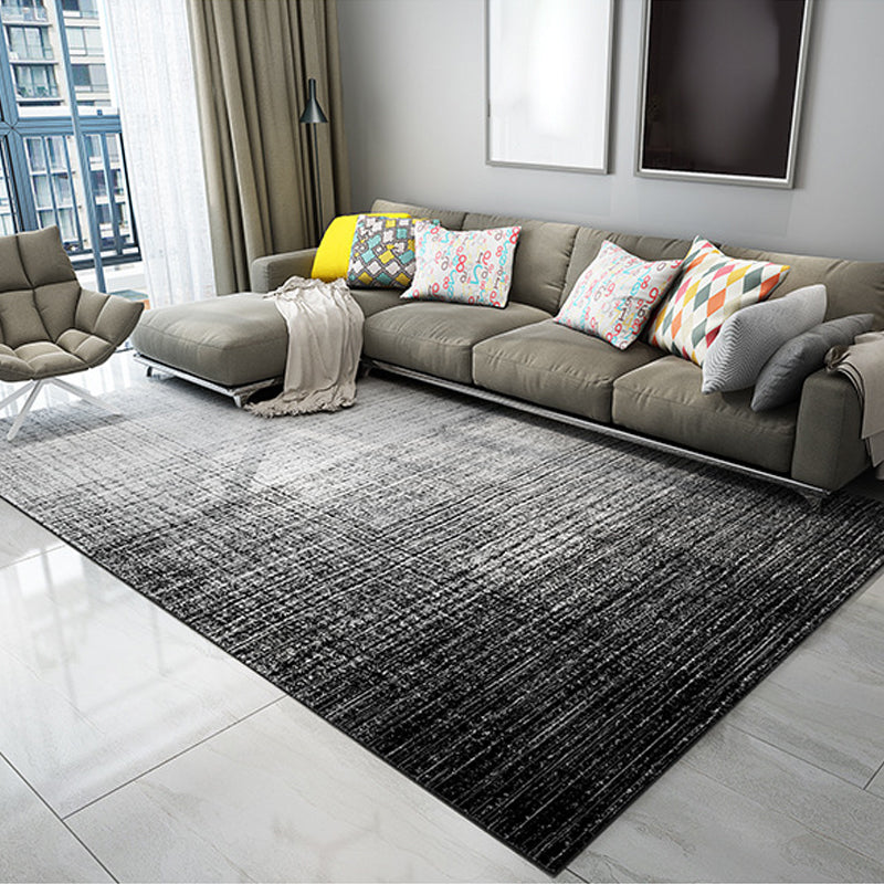 BowLift | Cyberpunk Abstract Lines Print Rug Multi-Color Polypropylene Rug Stain Resistant Anti-Slip Pet Friendly Carpet for Home