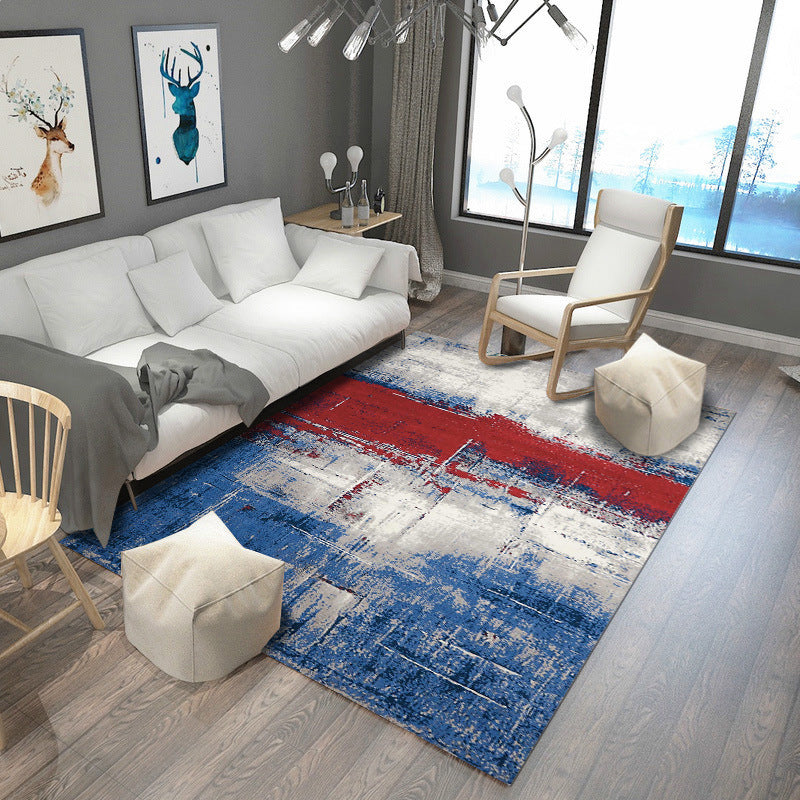 BowLift | Shabby Chic Multicolor Steampunk Rug Polypropylene Rustic Surfaces Rug Pet Friendly Washable Non-Slip Back Rug for Home
