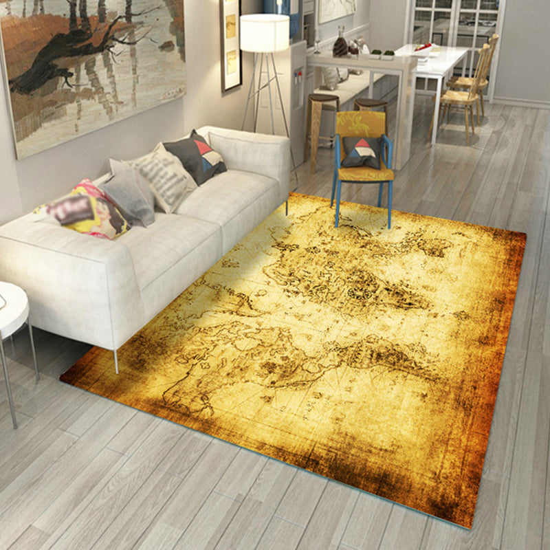 BowLift | Restoration Industrial Carpet Multicolor Discoloration Appearance Carpet Non-slip Pet-friendly Stain-resistant Carpet for Drawing Room