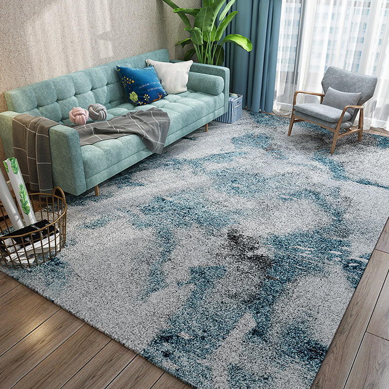 BowLift | Chic Postmodernism Area Rug Multi Colors Steampunk Carpet Synthetic Pet Friendly Stain Resistant Non-Slip Backing Rug for Home