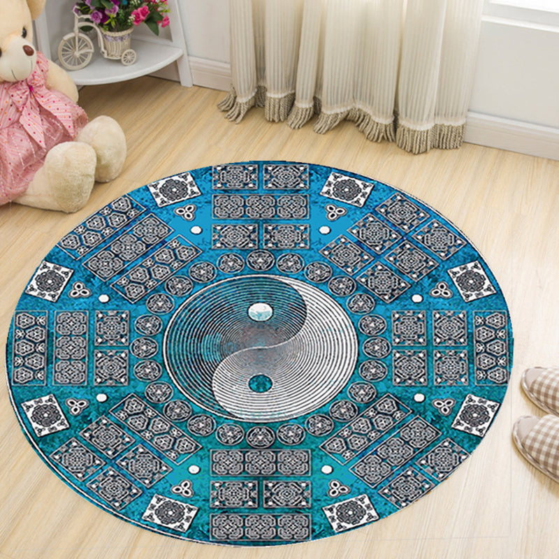BowLift | Vivid 3D Print Area Rug Multicolor Contemporary Rug Synthetic Pet Friendly Non-Slip Washable Rug for Bedroom