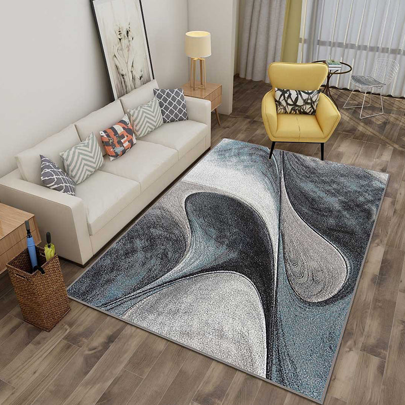 BowLift | Multicolor 3D Illusion Geometry Rug Polyester Modernist Rug Non-Slip Pet-Friendly Machine Washable Rug for the Large Room