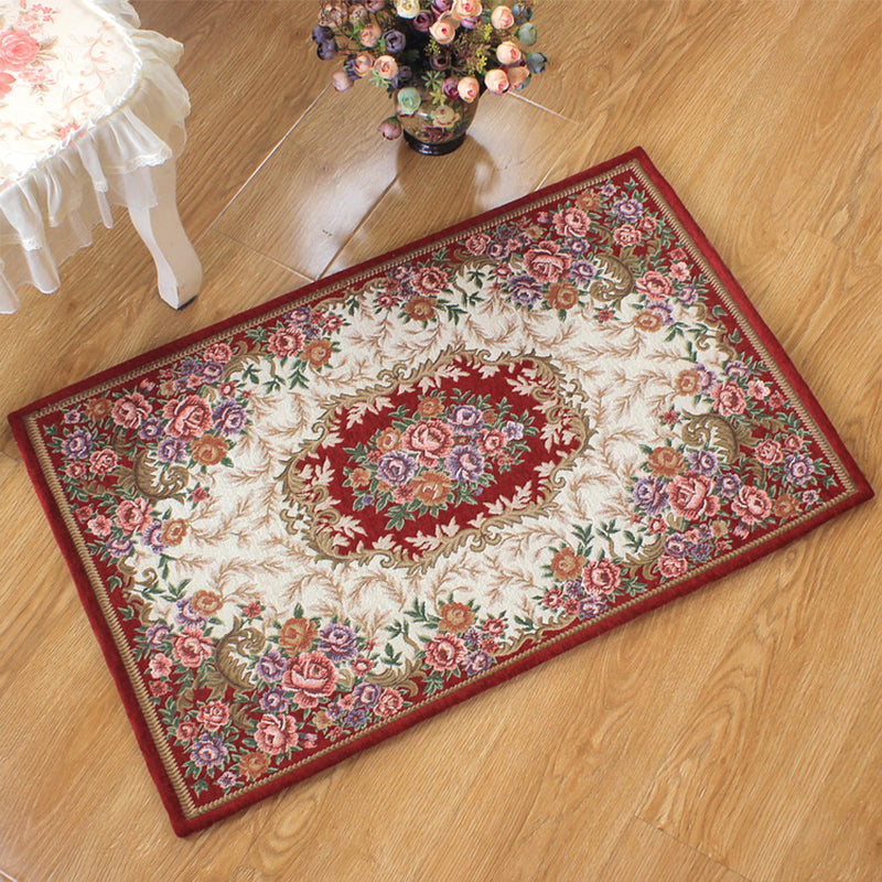 BowLift | Classic Victoria area rug Multicolor flower carpet Pet-friendly Washable Non-slip backing Door mat