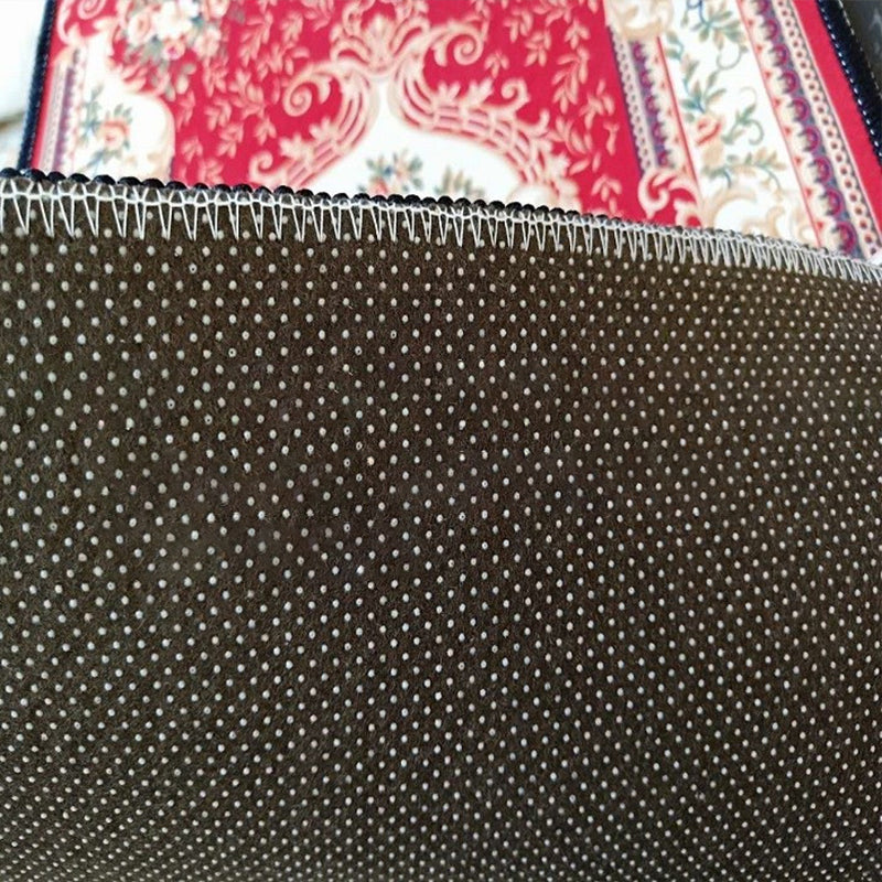 BowLift | Beautiful Peony Print Rug Multicolor Classic Rug Polypropylene Non-slip Machine Washable Stain Resistant Rug for the Room