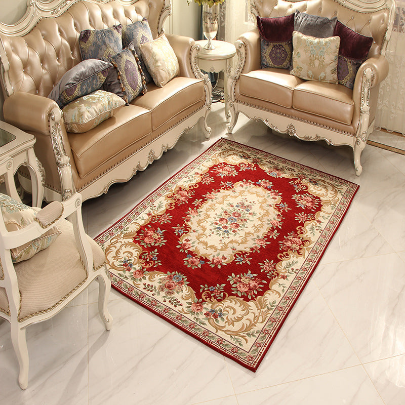 BowLift | Empire Peony Rug Multicolor Traditional Rug Synthetic Pet-Friendly Non-Slip Stain-Resistant Runner Rug for Home