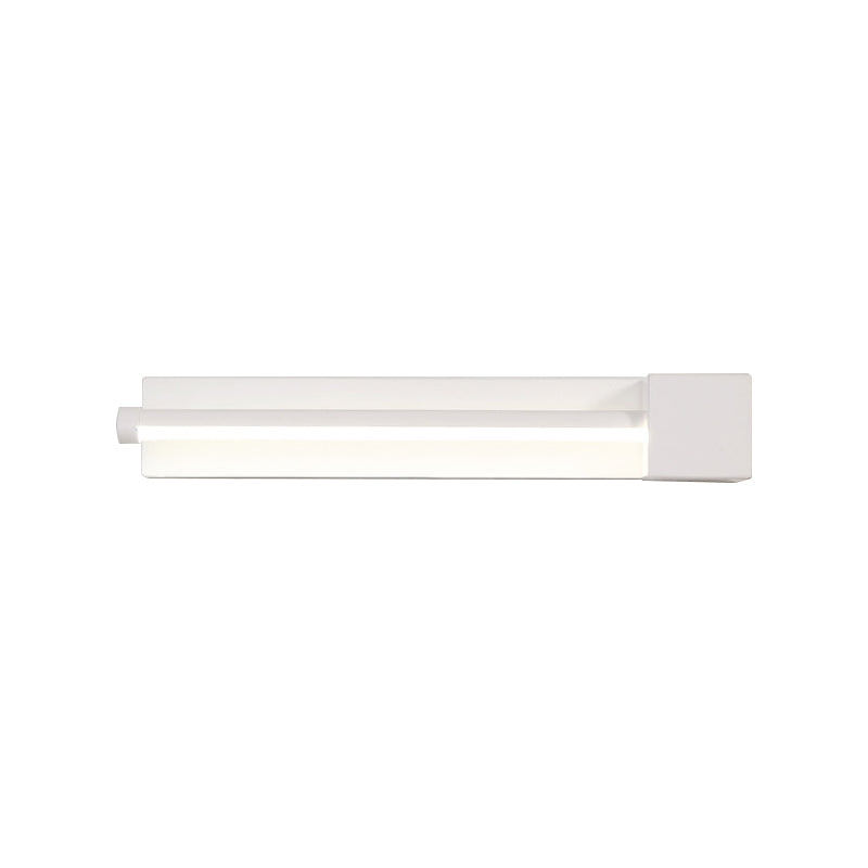 BowLift | Adjustable acrylic-colored linear wall lamp Simplicity LED Black/White Wall-mounted light, Warm/White light