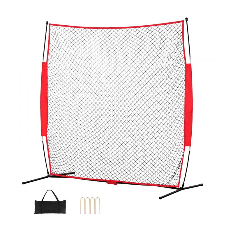 BowLift | 12x9 ft Ball Sports Barrier Netting, Portable Practice Equipment with Carry Bag, Protection Screen for Baseball Softball Lacrosse Soccer Hockey Training