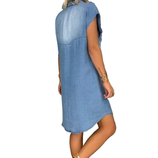 BowLift | Denim Straight Dress