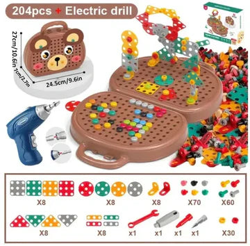 BowLift | Children Electric Drill Puzzle Toolbox