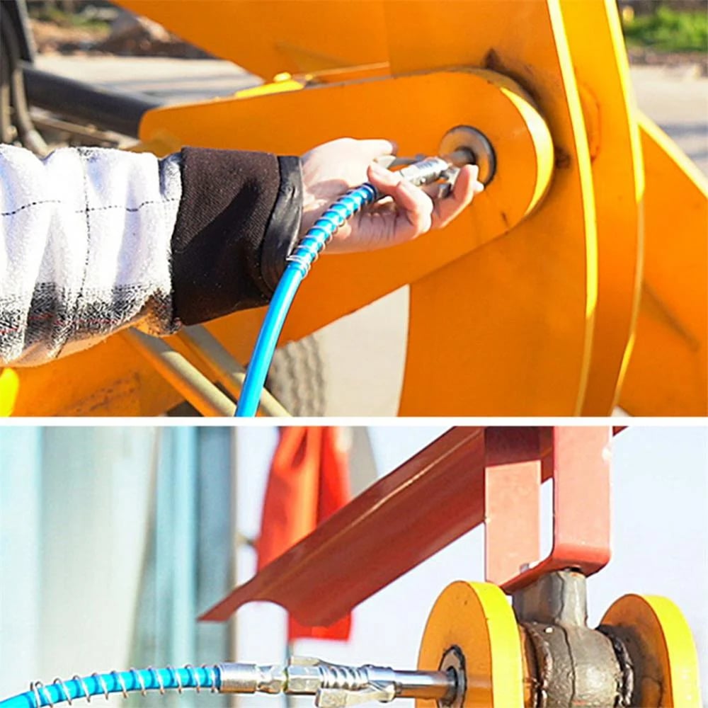 BowLift | Powerful lock on grease connections with spring flex lines
