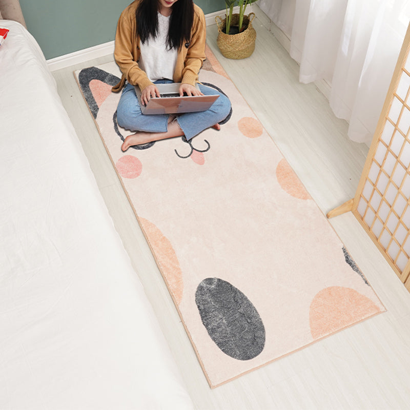 BowLift | Designer Kids Room Carpet Multicolor Cartoon Animal Pattern Carpet Cotton Blend Non-Slip Back Area Rug