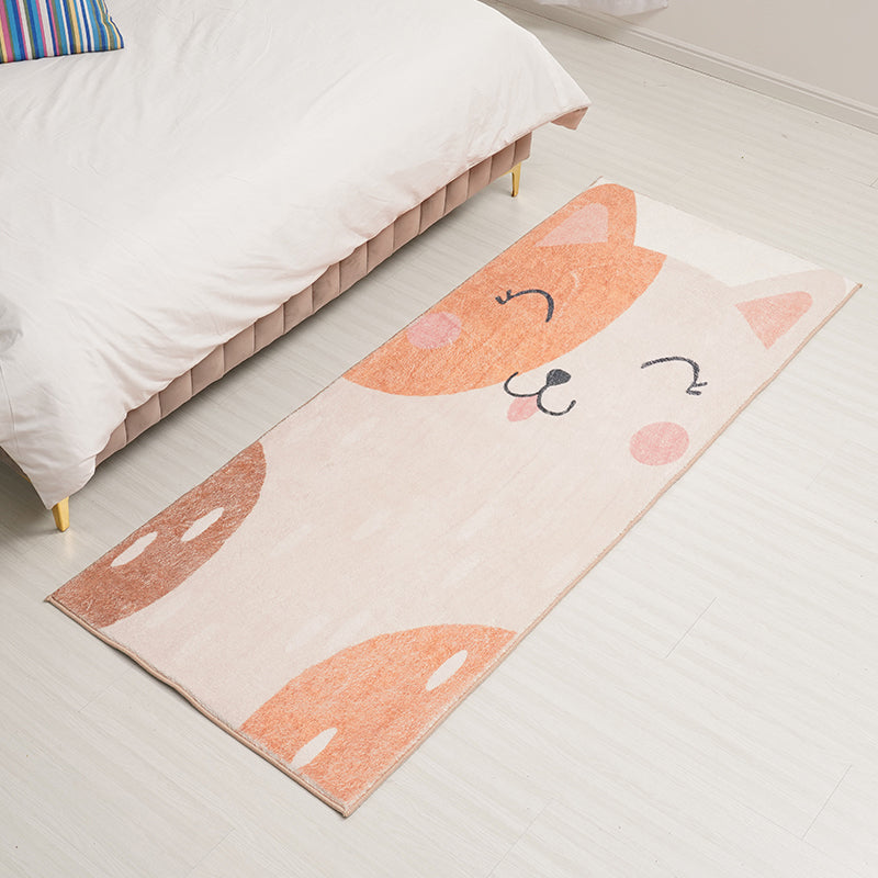 BowLift | Designer Kids Room Carpet Multicolor Cartoon Animal Pattern Carpet Cotton Blend Non-Slip Back Area Rug