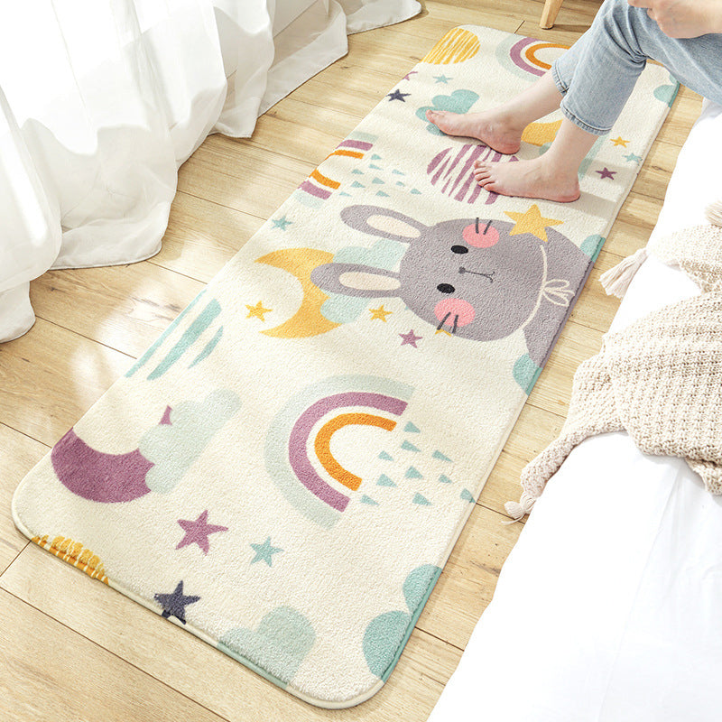 BowLift | Colorful beautiful carpet polypropylene cartoon animal pattern rug non-slip washable area rug for children's bedroom