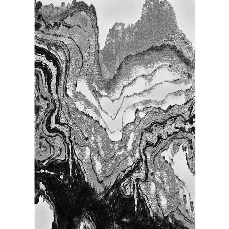 BowLift | Creative abstract patterned rug Multicolored cotton blend area rug non-slip machine washable indoor rug for decoration