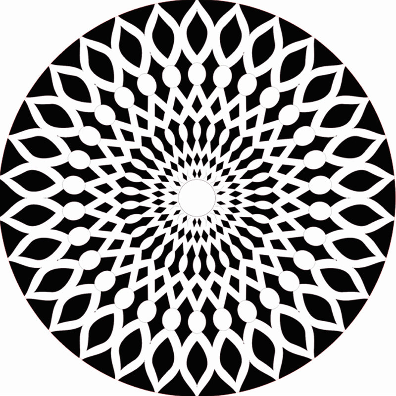 BowLift | Colorful Living Room Rug Funky 3D Geometric Rug for Indoor Use Synthetic Non-Slip Back Washable Rug