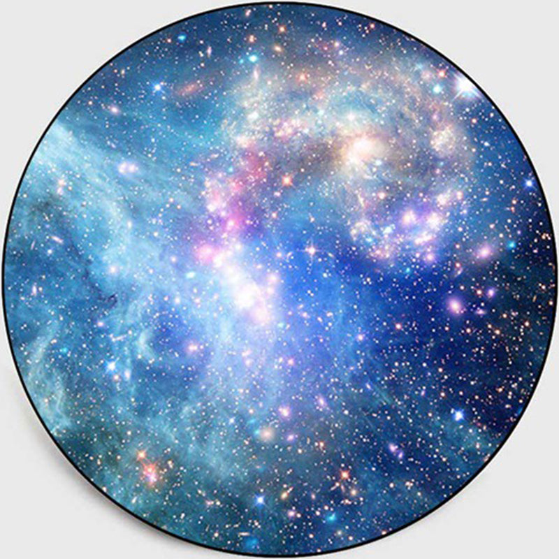 BowLift | Colorful Children's Room Rug Contemporary Space 3D Printed Carpet Polyester Non-Slip Washable Rug