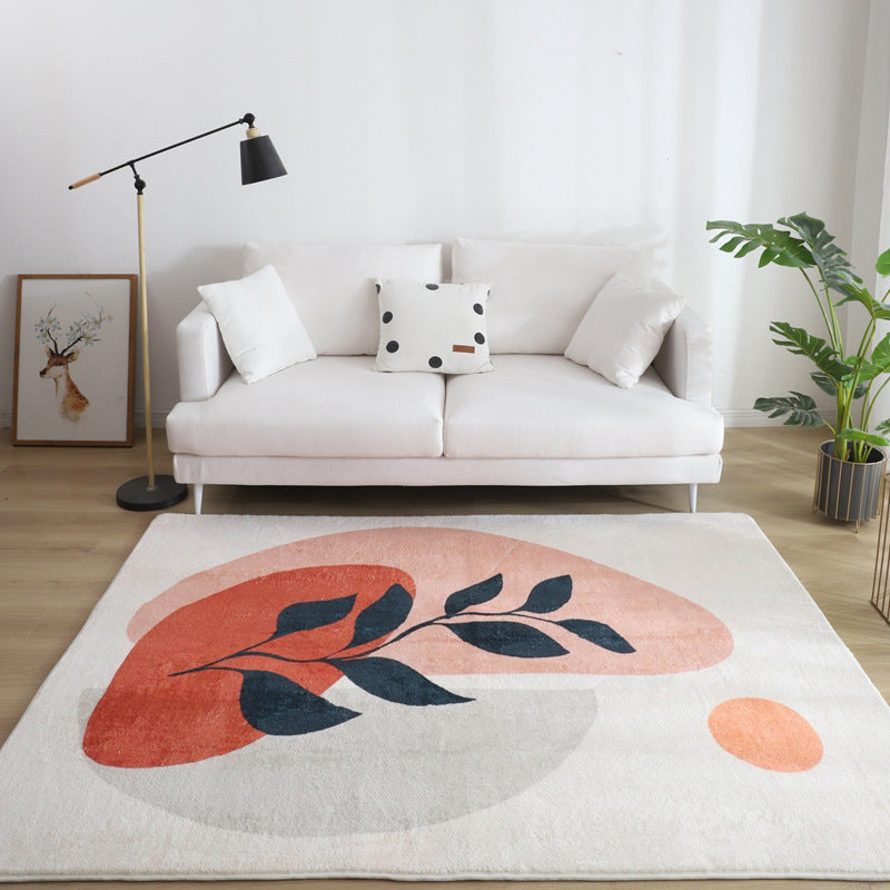 BowLift | Comfort Living Room Rug Multicolor Cartoon Print Rug Non-Slip Base Pet-Friendly Rug
