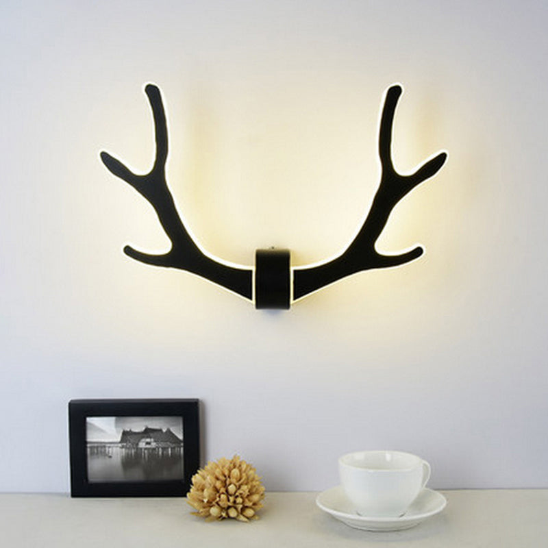 BowLift | Wood Antler Wall Lamp Nordic Style LED Wall Lights for Hallway