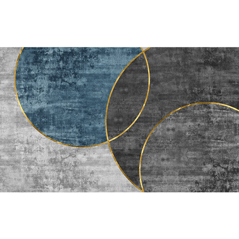 BowLift | Western Bedroom Rug Multicolored Color Block Indoor Carpet Cotton Blend Pet Friendly Non-Slip Rug