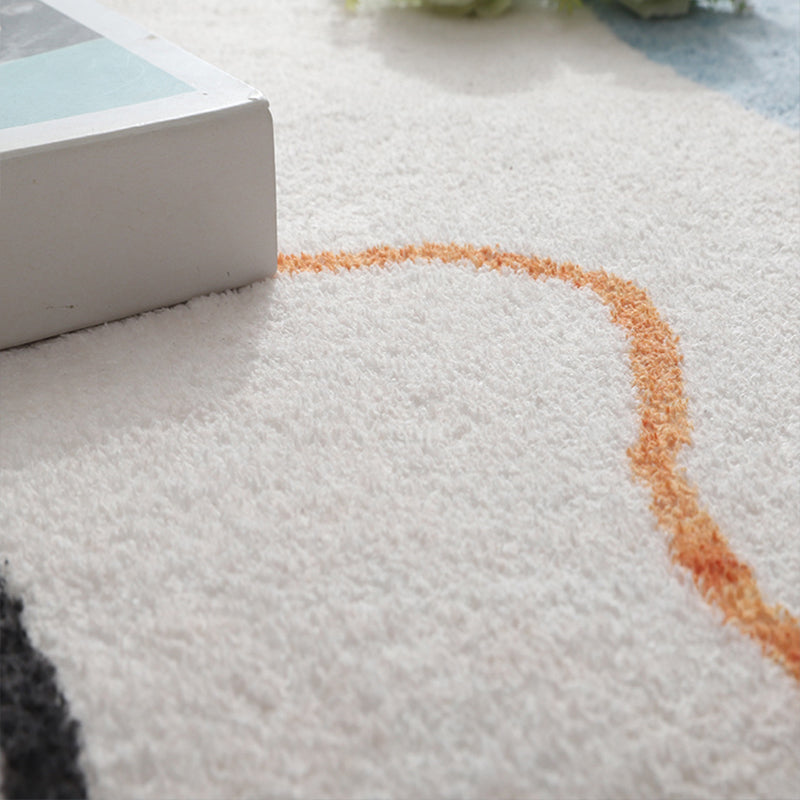 BowLift | Western Bedroom Rug Multicolored Color Block Indoor Carpet Cotton Blend Pet Friendly Non-Slip Rug