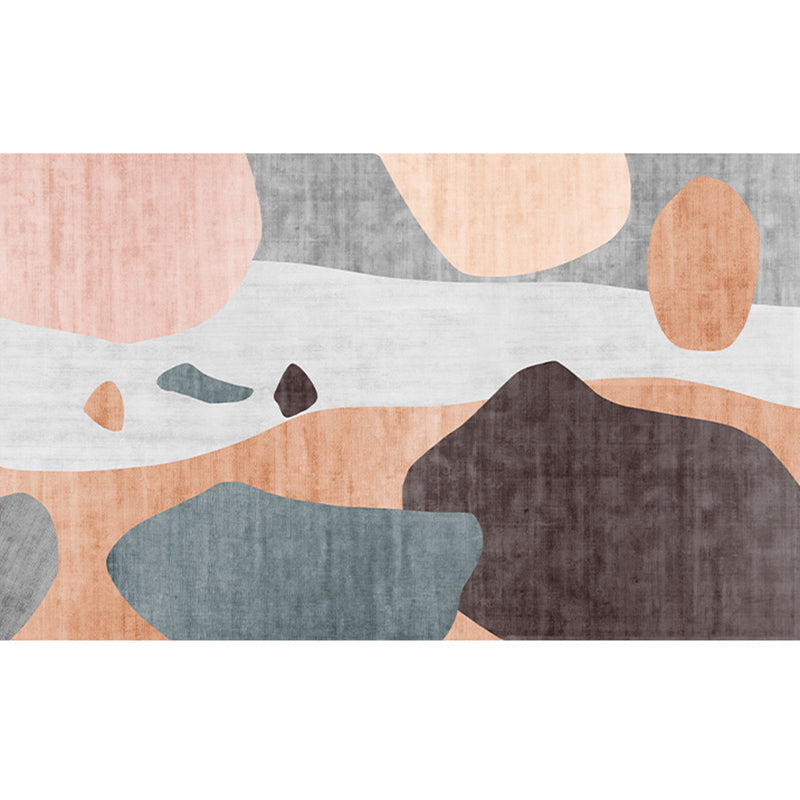 BowLift | Western Bedroom Rug Multicolored Color Block Indoor Carpet Cotton Blend Pet Friendly Non-Slip Rug