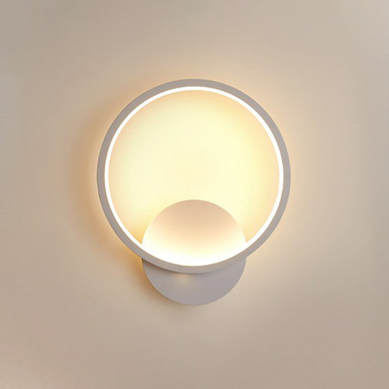 BowLift | Shadow Wall Sconces Nordic Style Acrylic Corridor LED Wall Lamp Fixture in White