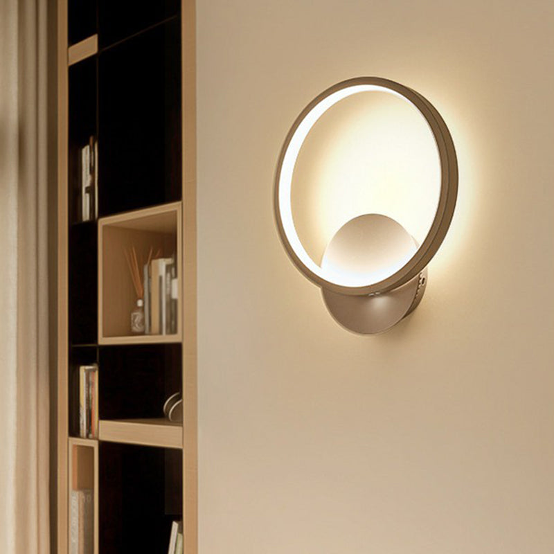 BowLift | Shadow Wall Sconces Nordic Style Acrylic Corridor LED Wall Lamp Fixture in White