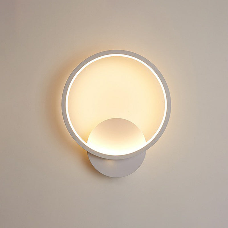 BowLift | Shadow Wall Sconces Nordic Style Acrylic Corridor LED Wall Lamp Fixture in White