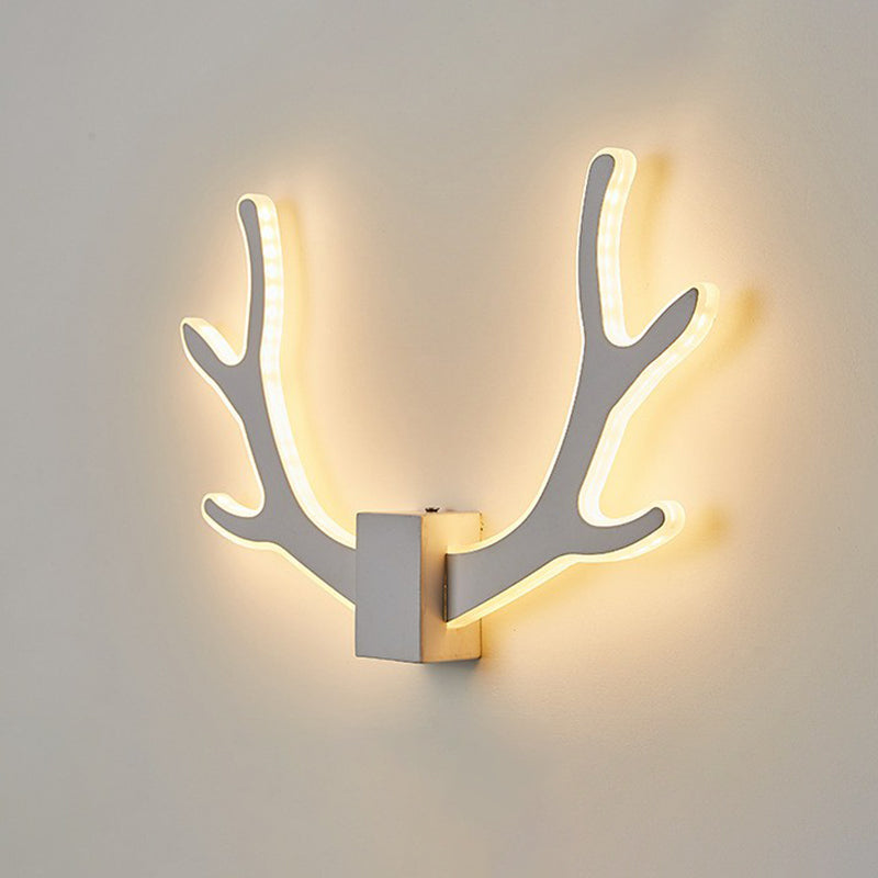 BowLift | Shadow Wall Sconces Nordic Style Acrylic Corridor LED Wall Lamp Fixture in White