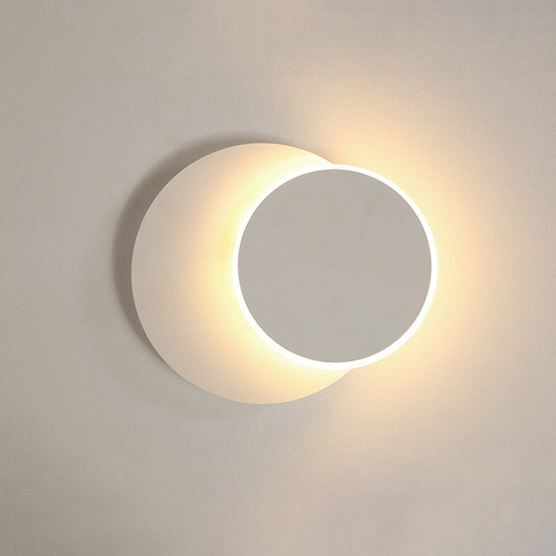 BowLift | Shadow Wall Sconces Nordic Style Acrylic Corridor LED Wall Lamp Fixture in White