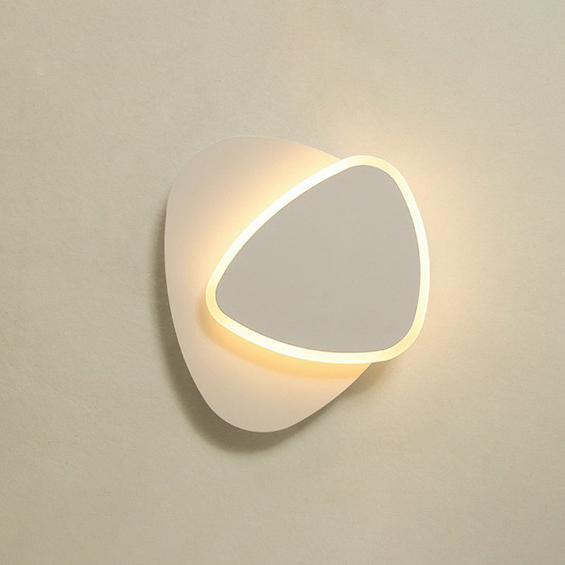 BowLift | Shadow Wall Sconces Nordic Style Acrylic Corridor LED Wall Lamp Fixture in White