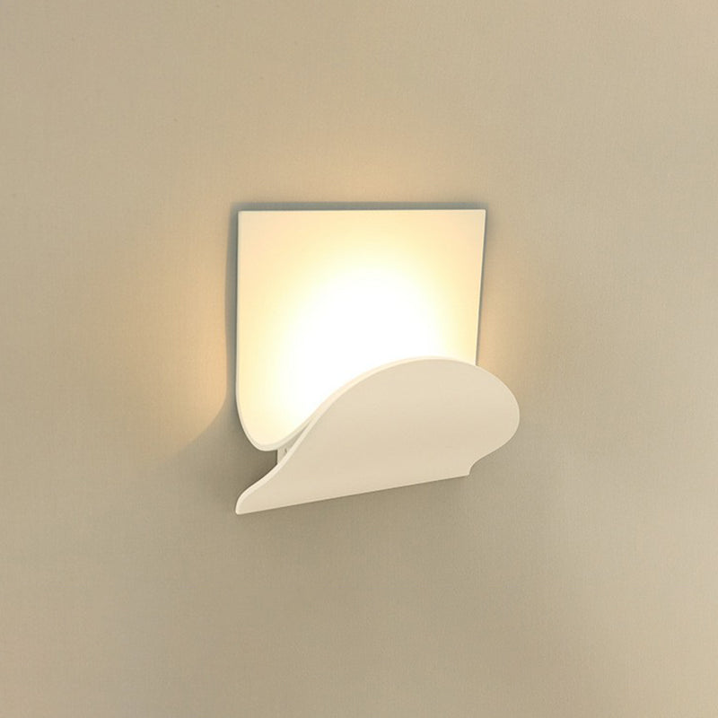 BowLift | Shadow Wall Sconces Nordic Style Acrylic Corridor LED Wall Lamp Fixture in White
