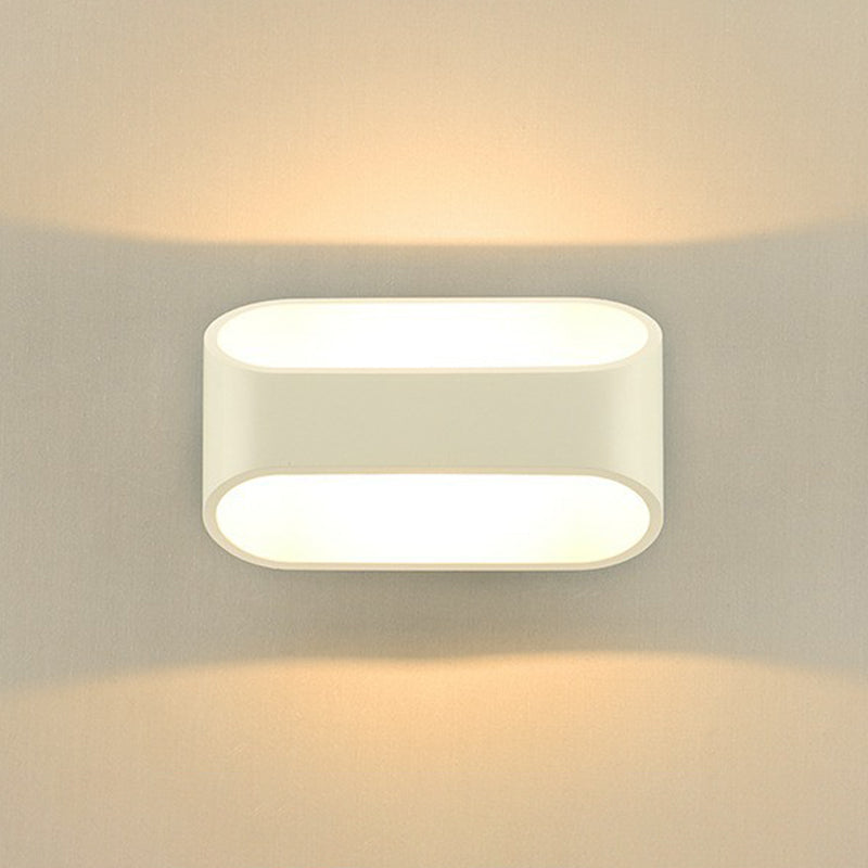 BowLift | Shadow Wall Sconces Nordic Style Acrylic Corridor LED Wall Lamp Fixture in White