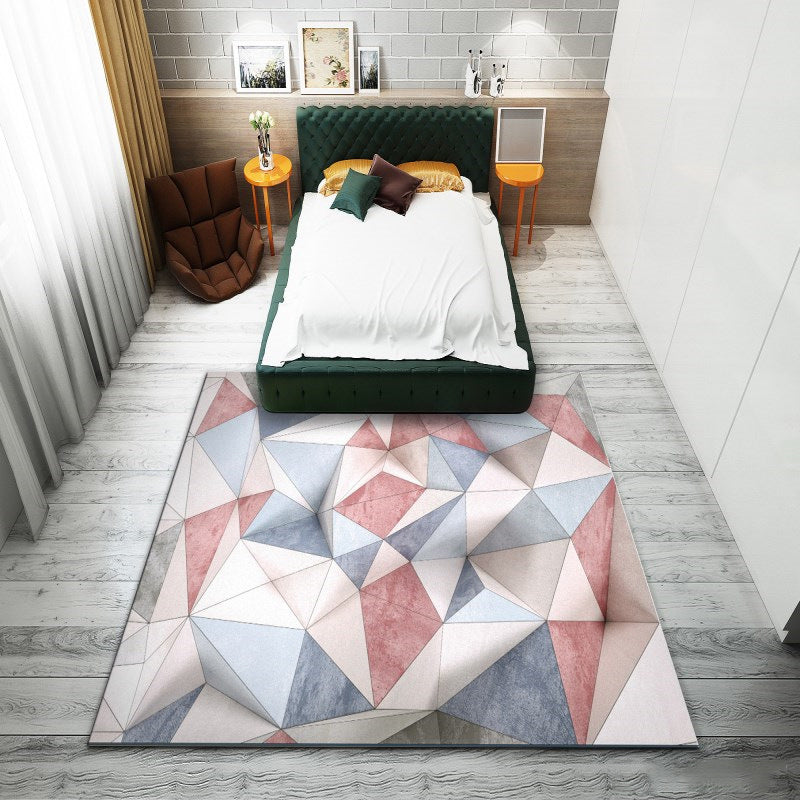 BowLift | Western garden printed carpet multicolored polyester carpet with non-slip backing stain-resistant indoor carpet for bedroom