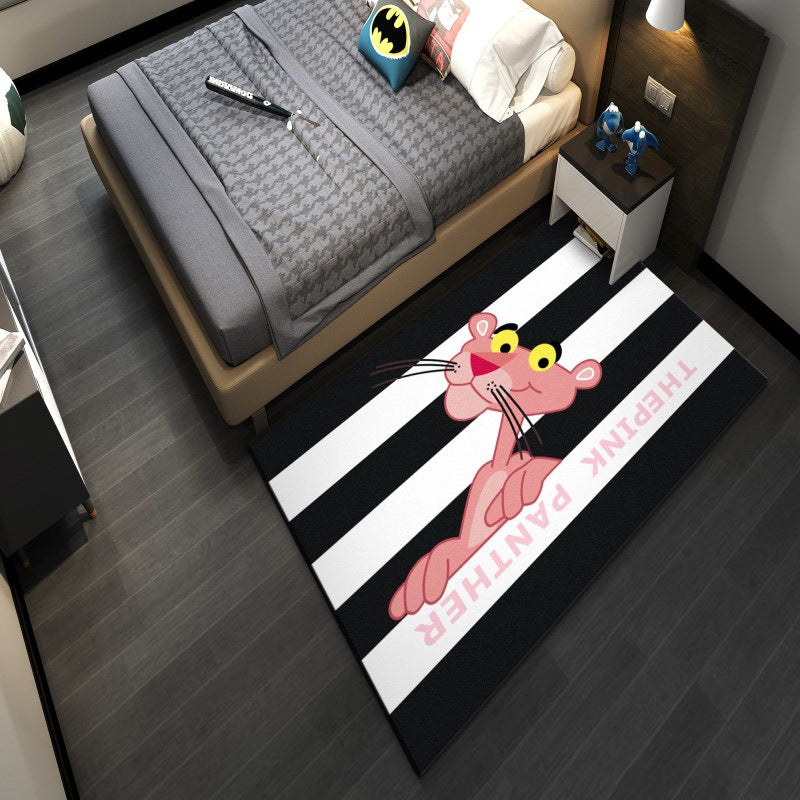 BowLift | Western garden printed carpet multicolored polyester carpet with non-slip backing stain-resistant indoor carpet for bedroom