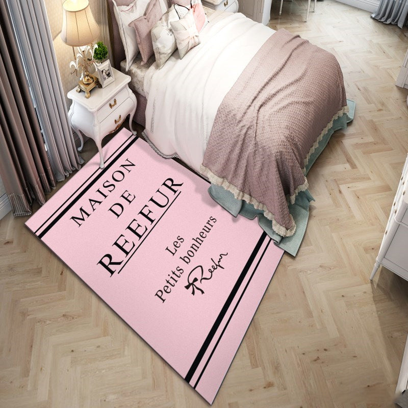 BowLift | Western garden printed carpet multicolored polyester carpet with non-slip backing stain-resistant indoor carpet for bedroom