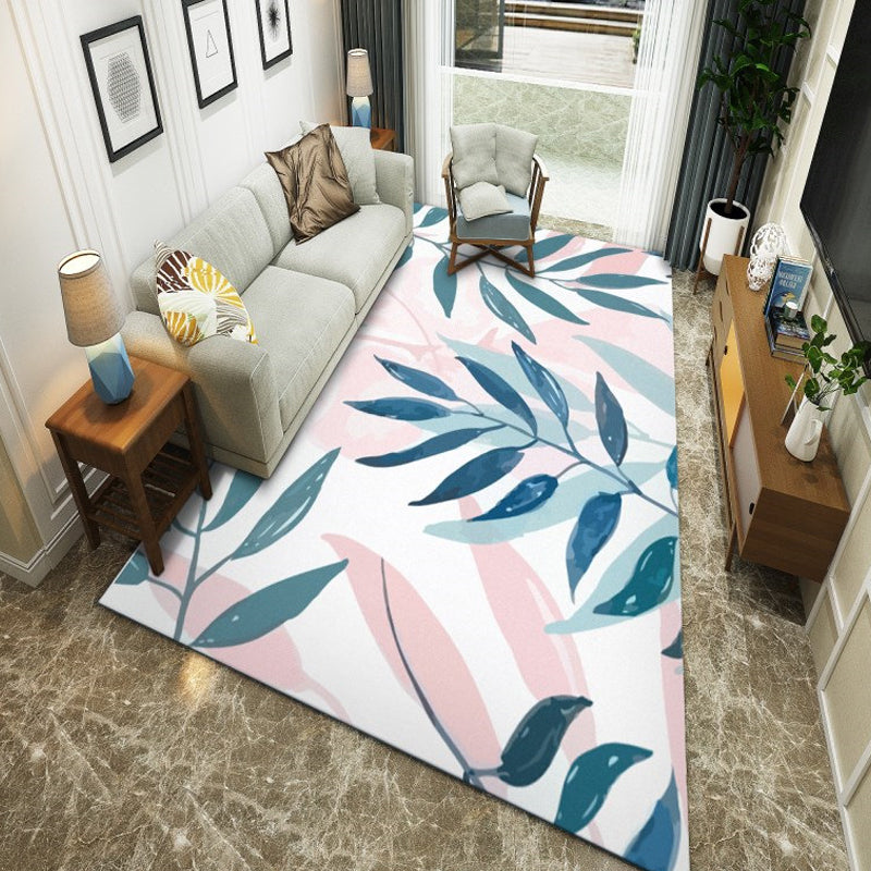 BowLift | Western garden printed carpet multicolored polyester carpet with non-slip backing stain-resistant indoor carpet for bedroom